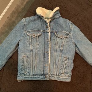 Levi fleece lined jean jacket